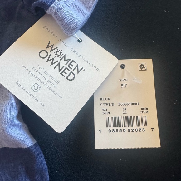 Los Angeles ( So Cal) Kids Striped Blue LA w/ teddy bear 🧸- zoom in for details - Picture 5 of 5